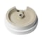 Alfi Brand ABC702 White 19" Round Semi Recessed Ceramic Sink with Faucet Hole ABC702 - alternate 5